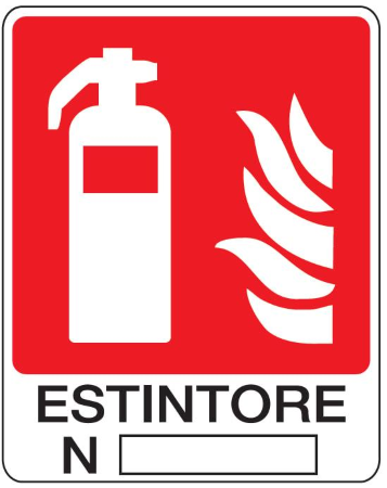 CARRTELLO ALLUMINIO ESTINTORE N ... 250X310