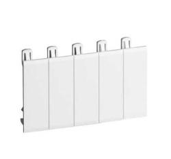 Copriforo DIN 5 moduli con prefratture Bticino F215FP