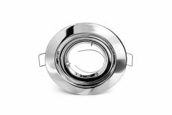 Lampo Lighting DIKOR230GCR Faretto da incasso Orientabile, Cromo Lucido, 1 GU10, Struttura in alluminio, Diametro Foro 80 mm