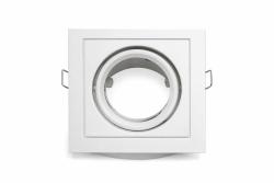 FARETTO DA INCASSO A SOFFITTO QUADRATO BIANCO 3W