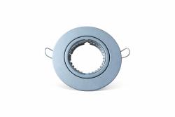 FARETTO DA INCASSO ORIENTABILE TONDO CROMATO SATINATO