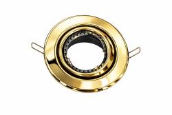 FARETTO INCASSO F81 ORIENTABILE TONDO ORO SENZA VETRO