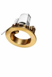 FARETTO INCASSO F81 FISSO TONDO ORO 1XE27