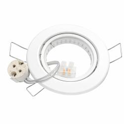 FARO DA INCASSO A SOFFITTO TONDO BIANCO