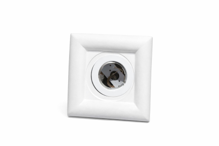 FARETTO DA INCASSO IN GESSO PER INTERNI QUADRATO BIANCO 35W 12V