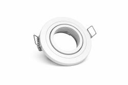 FARETTO DA INCASSO PER CONTROSOFFITTI TONDO ORIENTABILE BIANCO