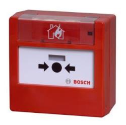 Pulsante manuale ripristinabile FMC-420RW-GSRRD, con montaggio su superficie, colore rosso