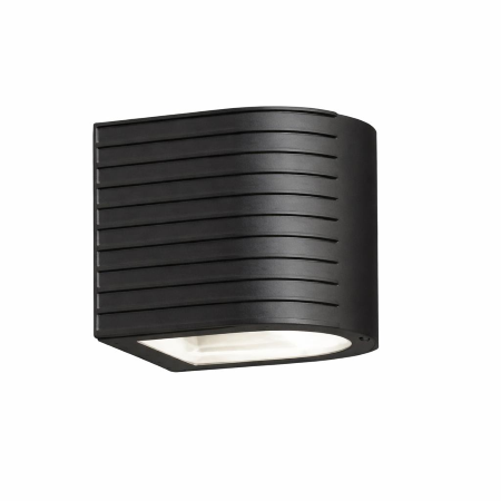 APPLIQUE DA PARETE PER ESTERNO OTELLA DOPPIA EMISSIONE 2XR7S 150W NERO