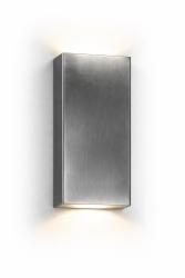 APPLIQUE ACCIAIO SPAZZOLATO 2X50W GU10 MARINO CRISTAL 30037