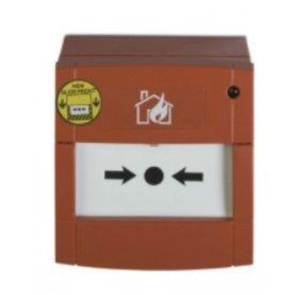 ARITECH INCENDIO DM2010 Avvisatore di allarme incendio a rottura vetro completo di modulo di indirizzamento