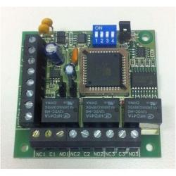 ARITECH ANTINTRUSIONE KD3000PROX Scheda chiave universale 3 rele' Uscite bistabili o temporizzate  