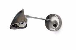 LAMPADA A PARETE COLOR ACCIAIO 1XGU10 A.5543-NO ROSSINI