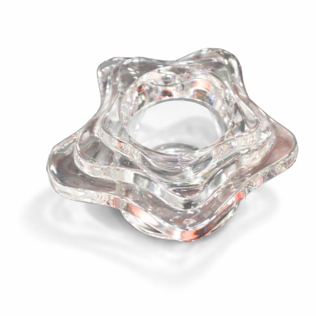 FARETTO DA INCASSO A SOFFITTO IN VETRO CRISTALLO TRASPARENTE