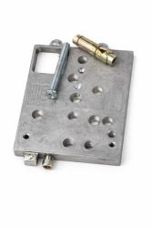 ARITECH ANTINTRUSIONE VM600 Piastra di fissaggio a giorno per serie VV600PLUS. Omologato IMQ II e III Livello 
