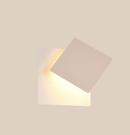 TRIO 240319143 MIO lampada da parete quadrata SMD LED 6W/560lm 3000K beige caldo