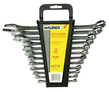 CHIAVI COMBINATE SR. 8 PZ. MAURER (6-19) - CF. PLACCHETTA