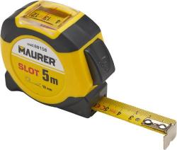 MAURER-PLUS FLESSOMETRO MAURER PLUS SLOT CON FINESTRA 5MT 19MM - CF. IN BLISTER