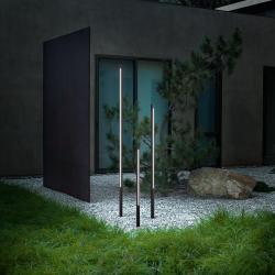 PALO PER ESTERNO CON PICCHETTO IDEAL LUX JEDI PT H 40 CM ANTRACITE IP65