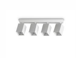 DYNAMITE PL4 LINEAR SQUARE BIANCO 367422 IDEAL LUX
