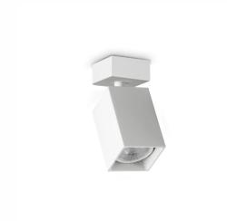 PLAFONE ORIENTABILE DYNAMITE AP1 SQUARE BIANCO 371160 IDEAL LUX