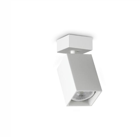 PLAFONE ORIENTABILE DYNAMITE AP1 SQUARE BIANCO 371160 IDEAL LUX