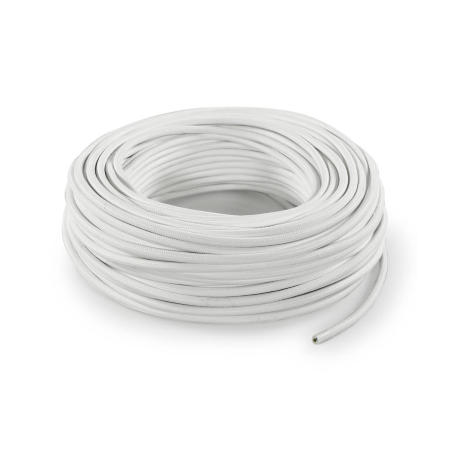 CAVO TRECCIA SETA 3X0,75 BIANCO – FAI 8900/3075/BIA PREZZO AL MT