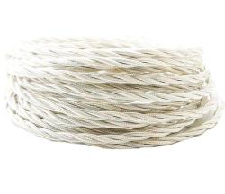 CAVO TRECCIA 3X0.50 BIANCO PREZZO AL MT