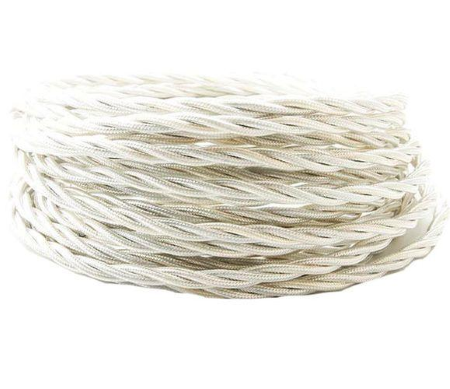 CAVO TRECCIA 3X0.50 BIANCO PREZZO AL MT