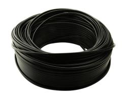 CAVO PIATTO SEZIONE 2 X 0.75 PER CABLAGGI NERO PREZZO AL MT