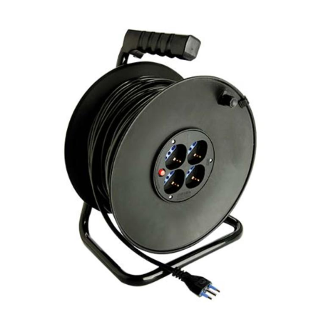 AVVOLGICAVO CON DISGIUNTORE TERMICO 50 METRI