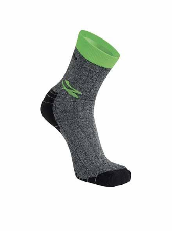 2 Paia - Calze da lavoro U-Power Antifreddo verde fluo con fasce stretch Giady WSK218VF