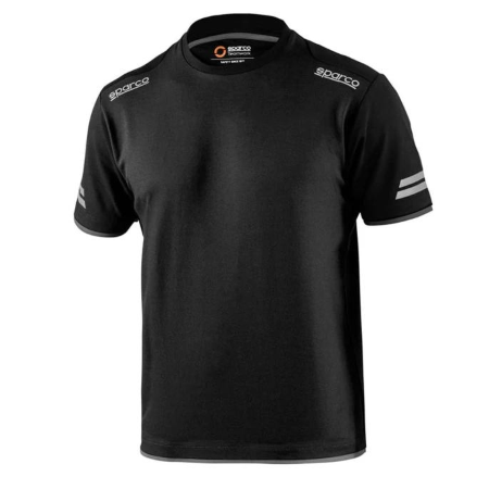 SPARCO T-SHIRT TUCSON NERA E GRIGIA TAGLIA XXL