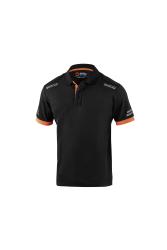 Polo Sparco Toledo Nero e Arancione Taglia XXL 