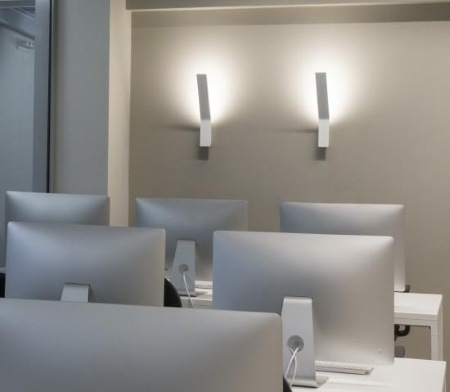 Lama 7104 lampada da parete struttura in alluminio Led 21W 3000K