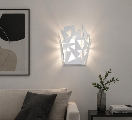 Applique Linea Light Fracta 7015 1XE27 BIANCO
