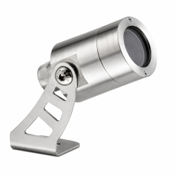 PROIETTORE DA ESTERNO SPOT1.6 2W 24Vdc 3000K 10° ACCIAIO INOX