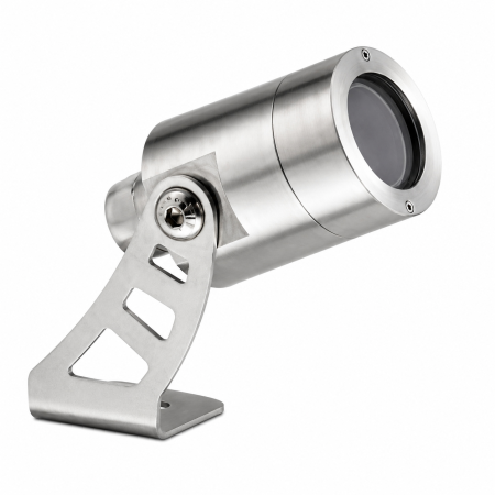 PROIETTORE DA ESTERNO SPOT1.6 2W 24Vdc 3000K 10° ACCIAIO INOX