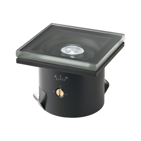 FARETTO DA INCASSO PER ESTERNO LITUS2.9 24VDC 2,5W 3000K 48° 72X72MM