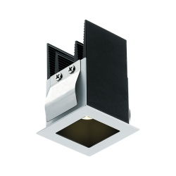FARETTO DA INCASSO PER INTERNO BITPOP1.0 HC 6.5W 24Vdc 3000K 17° BIANCO E NERO