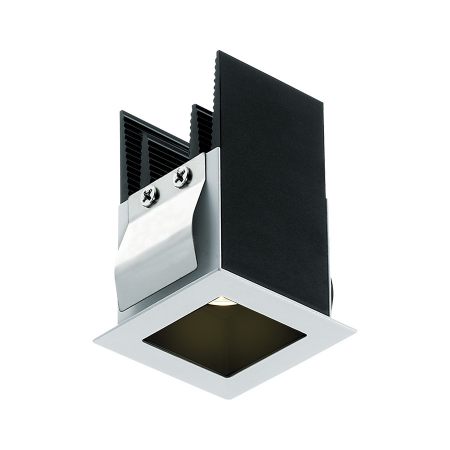 FARETTO DA INCASSO PER INTERNO BITPOP1.0 HC 6.5W 24Vdc 3000K 17° BIANCO E NERO