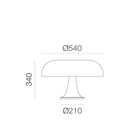 Artemide NESSO Lampada da tavolo Bianco | Cod. 0056010A