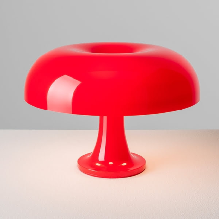 Lampada da tavolo Artemide Nessino Rosso 0039080A