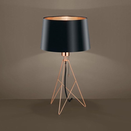 EGLO 39178 Camporale Lampada da tavolo rame nero