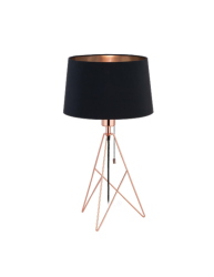 EGLO 39178 Camporale Lampada da tavolo rame nero