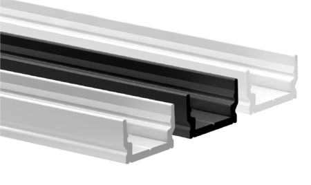 PROFILO BIANCO +COVER OPALE+ TAPPI 2MT DA  SUPERFICIE 1.4CMX7.2CM
