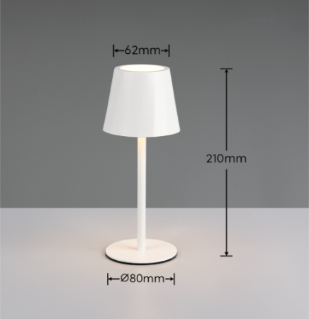LAMPADA TAVOLO BIANCA 1.6W 2700K - 6500K R55961131 TRIO LIGHTING