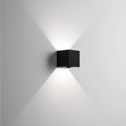 APPLIQUE DA ESTERNO CUBO NERO 10X10X10 16W 4000K IP54