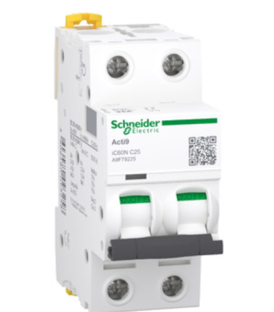 Interruttore magnetotermico iC60N 2P C 25A 6000A