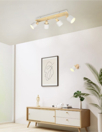 PLAFONIERA SHANTI A SOFFITTO 4 SPOT TRIO LIGHTING 862700476