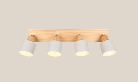 PLAFONIERA SHANTI A SOFFITTO 4 SPOT TRIO LIGHTING 862700476